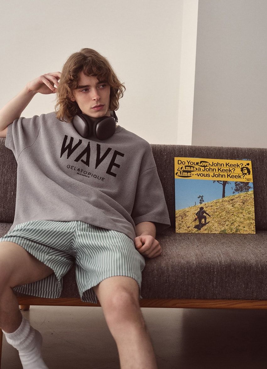 懐かしの「WAVE」ロゴ！ 阪急メンズ東京にオープンした「ジェラート ピケ オム」で買えるぞ - 1枚目の画像