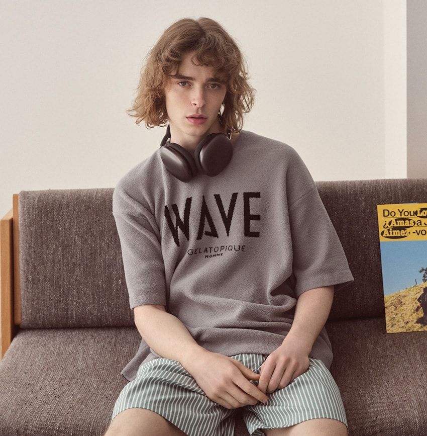 懐かしの「WAVE」ロゴ！ 阪急メンズ東京にオープンした「ジェラート ピケ オム」で買えるぞ - 3枚目の画像