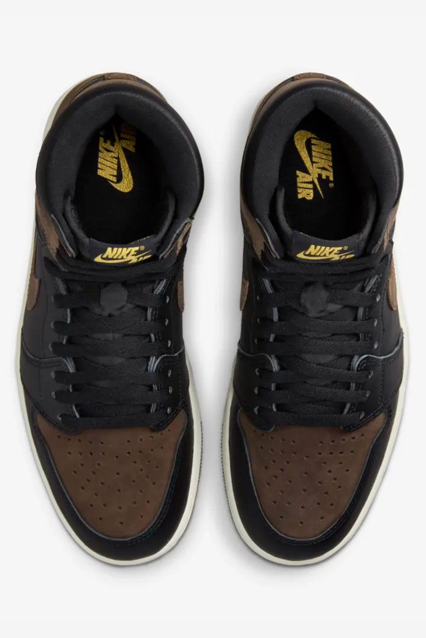 黒レザー×茶スエード。高級感ある「エア ジョーダン 1」は大人にこそハマる！ - 5枚目の画像
