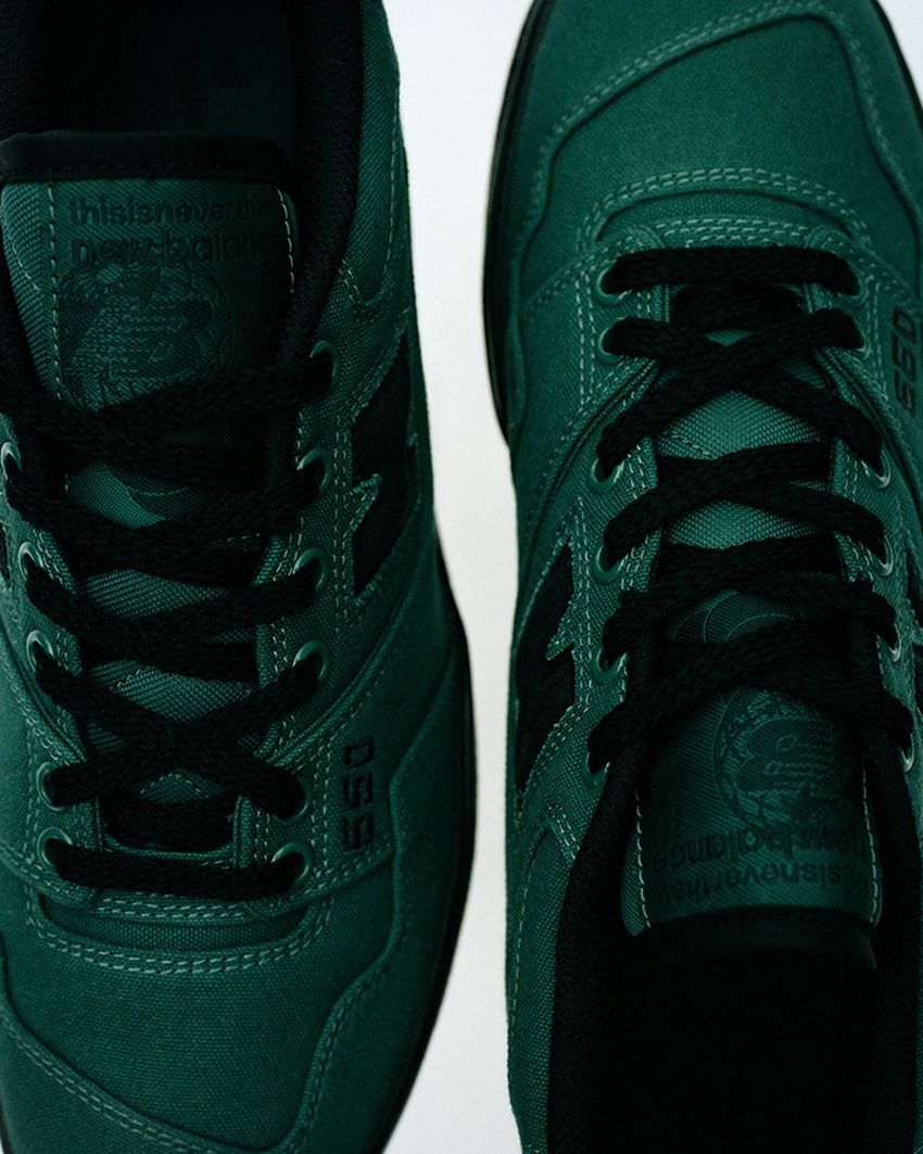 ヴィンテージ風のニューバランス「550」。最新コラボ作は“ひび割れしたNロゴ“がポイント！ - 11枚目の画像