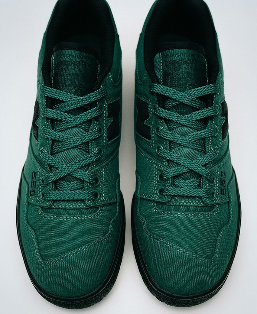 ヴィンテージ風のニューバランス「550」。最新コラボ作は“ひび割れしたNロゴ“がポイント！ - 8枚目の画像