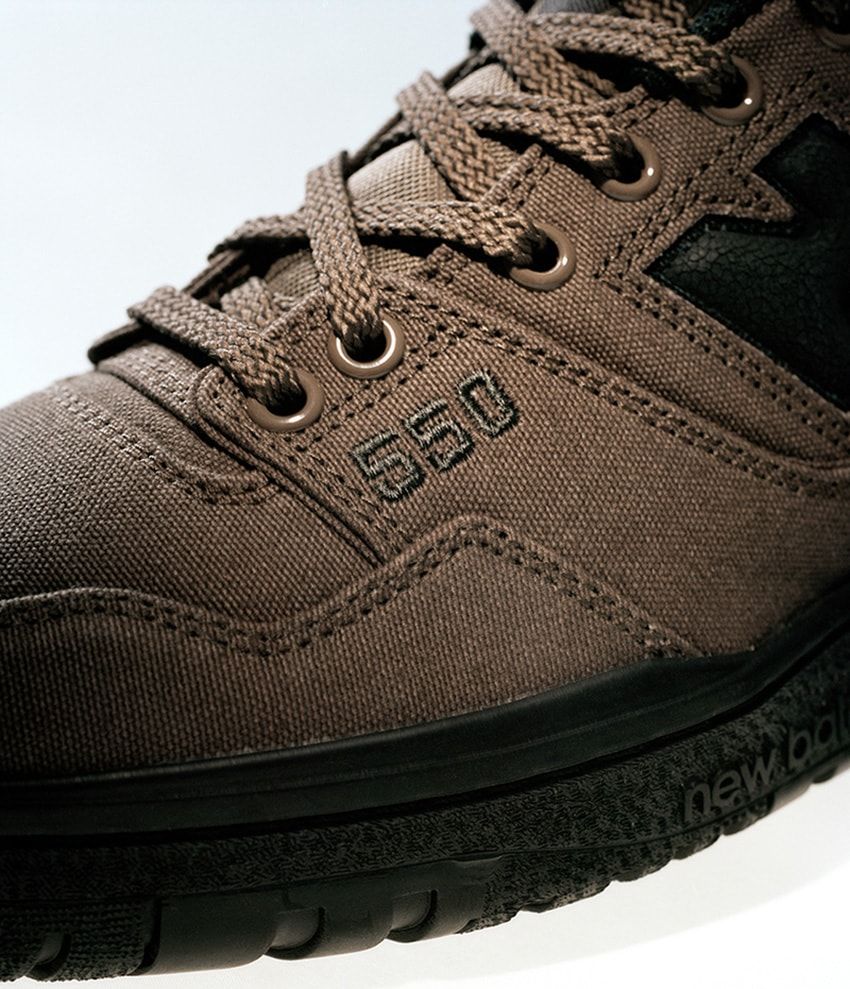 ヴィンテージ風のニューバランス「550」。最新コラボ作は“ひび割れしたNロゴ“がポイント！ - 5枚目の画像