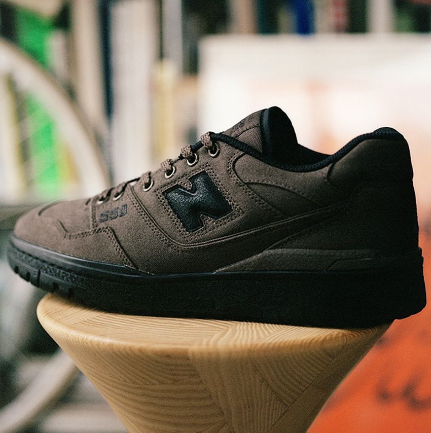 ヴィンテージ風のニューバランス「550」。最新コラボ作は“ひび割れしたNロゴ“がポイント！ - 6枚目の画像