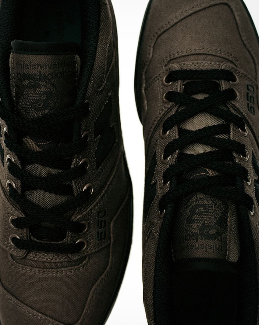 ヴィンテージ風のニューバランス「550」。最新コラボ作は“ひび割れしたNロゴ“がポイント！ - 13枚目の画像