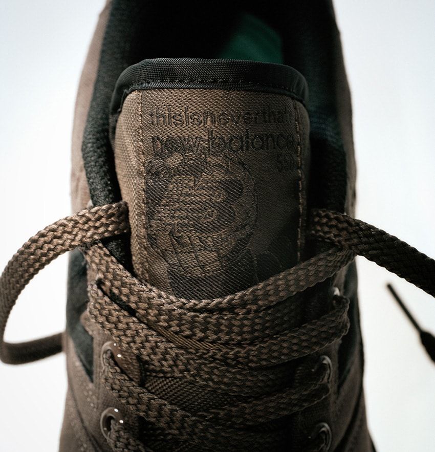 ヴィンテージ風のニューバランス「550」。最新コラボ作は“ひび割れしたNロゴ“がポイント！ - 7枚目の画像