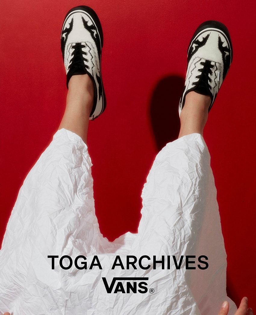 「トーガ × ヴァンズ」が再タッグで今回も即完確実か。第2弾はスニーカー＆スウェットの2型 - 4枚目の画像