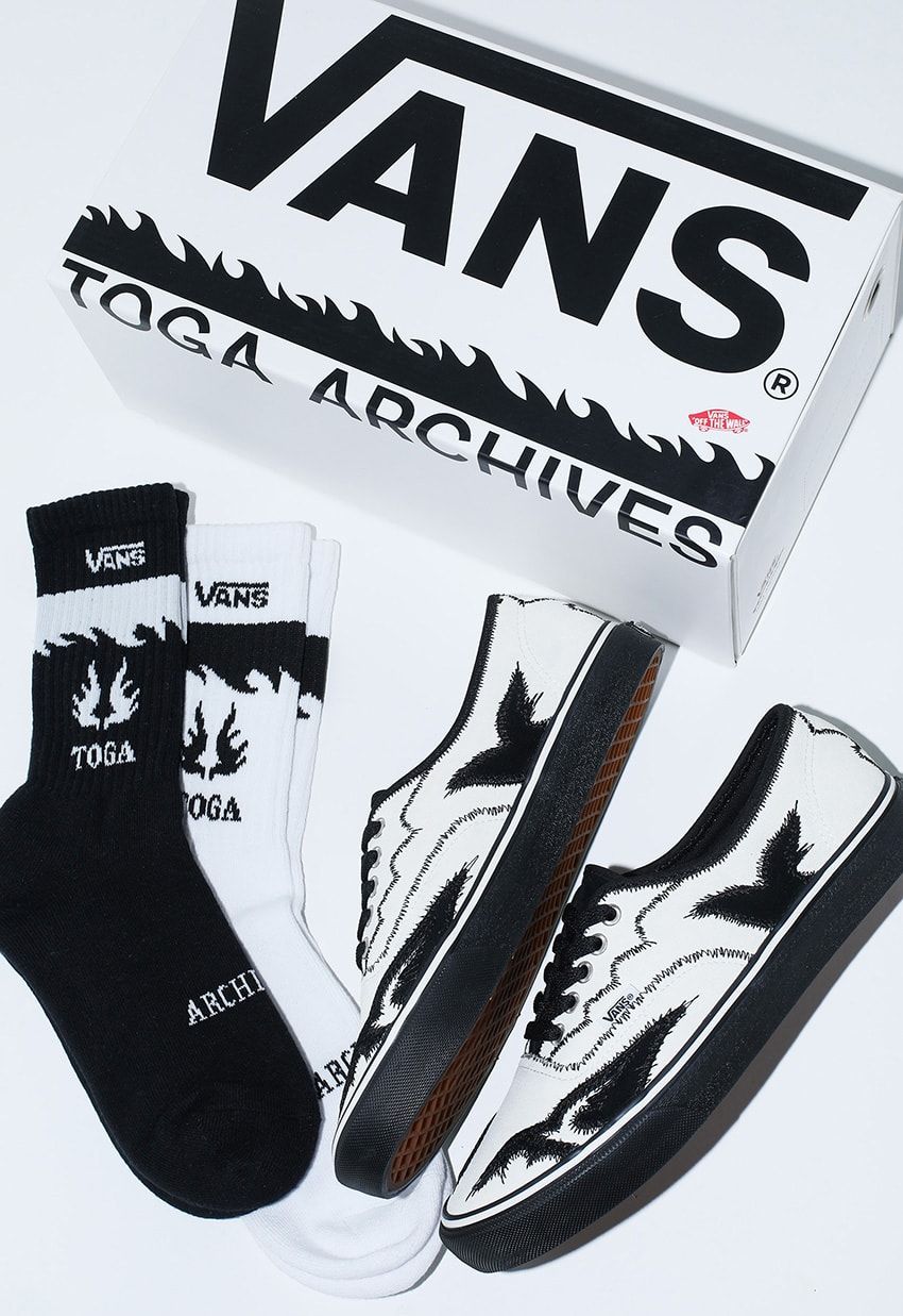 「トーガ × ヴァンズ」が再タッグで今回も即完確実か。第2弾はスニーカー＆スウェットの2型 - 6枚目の画像