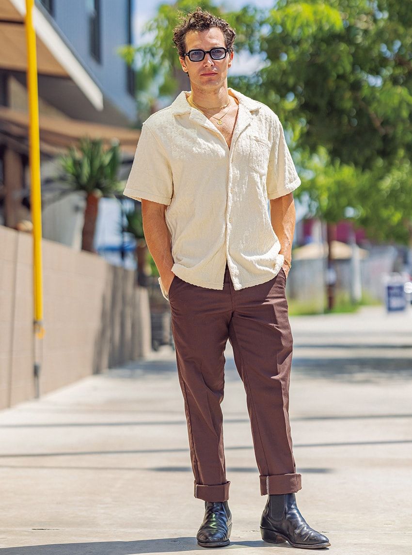 ピース綾部祐二さんをLAでパパラッチ！ ディッキーズを品良く着こなす現地トレンドに乗っていた - 5枚目の画像