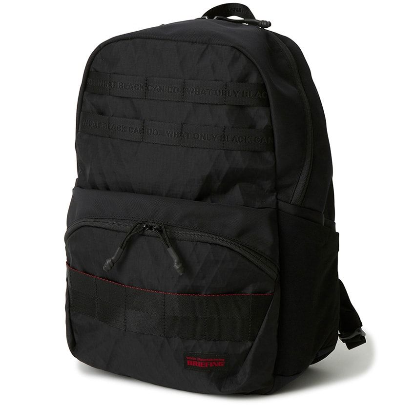 Wネームのロゴ以外、黒！「ホワイトマウンテニアリング×ブリーフィング」最新はバックパックとショルダー - 3枚目の画像