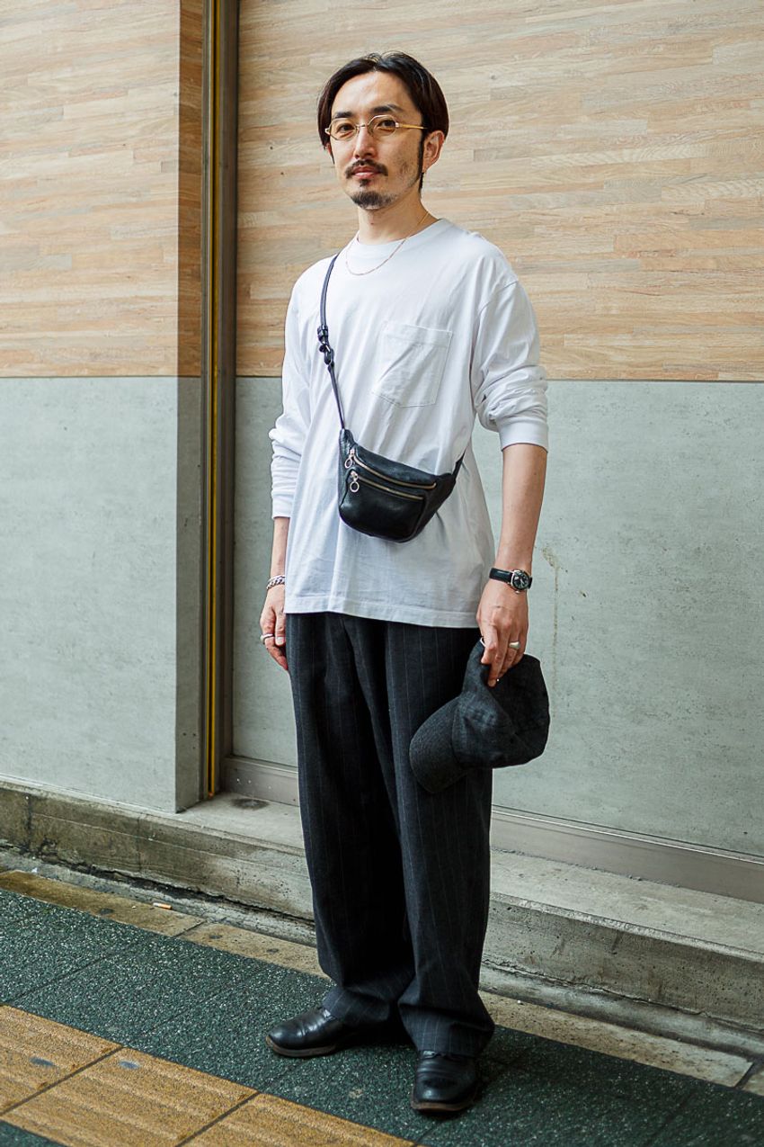 【20代、30代、40代のロンTコーデ】初秋に役立つ、8人の着こなし術 - 3枚目の画像