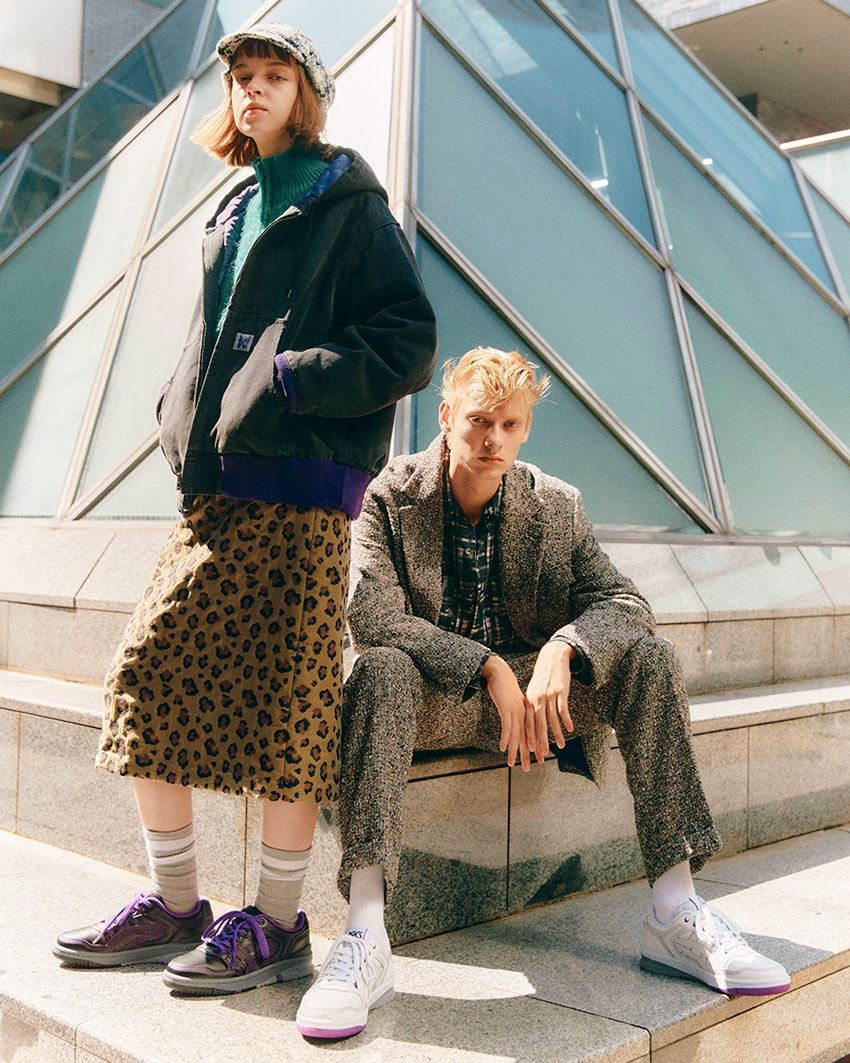 ニードルズ別注の「アシックス」80’sバスケシューズ。ファッション性を高めたステッチ使い - 6枚目の画像