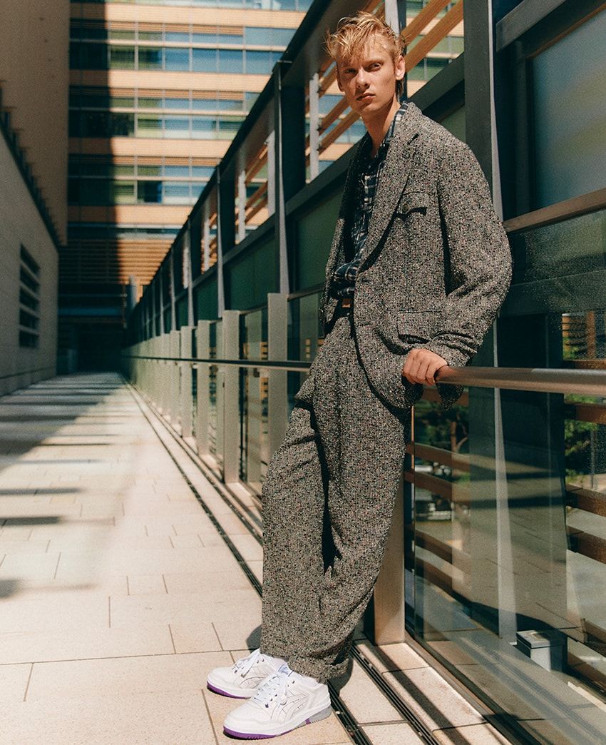 ニードルズ別注の「アシックス」80’sバスケシューズ。ファッション性を高めたステッチ使い - 7枚目の画像