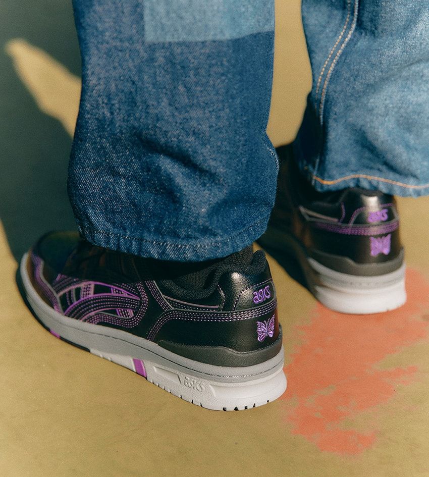 ニードルズ別注の「アシックス」80’sバスケシューズ。ファッション性を高めたステッチ使い - 5枚目の画像
