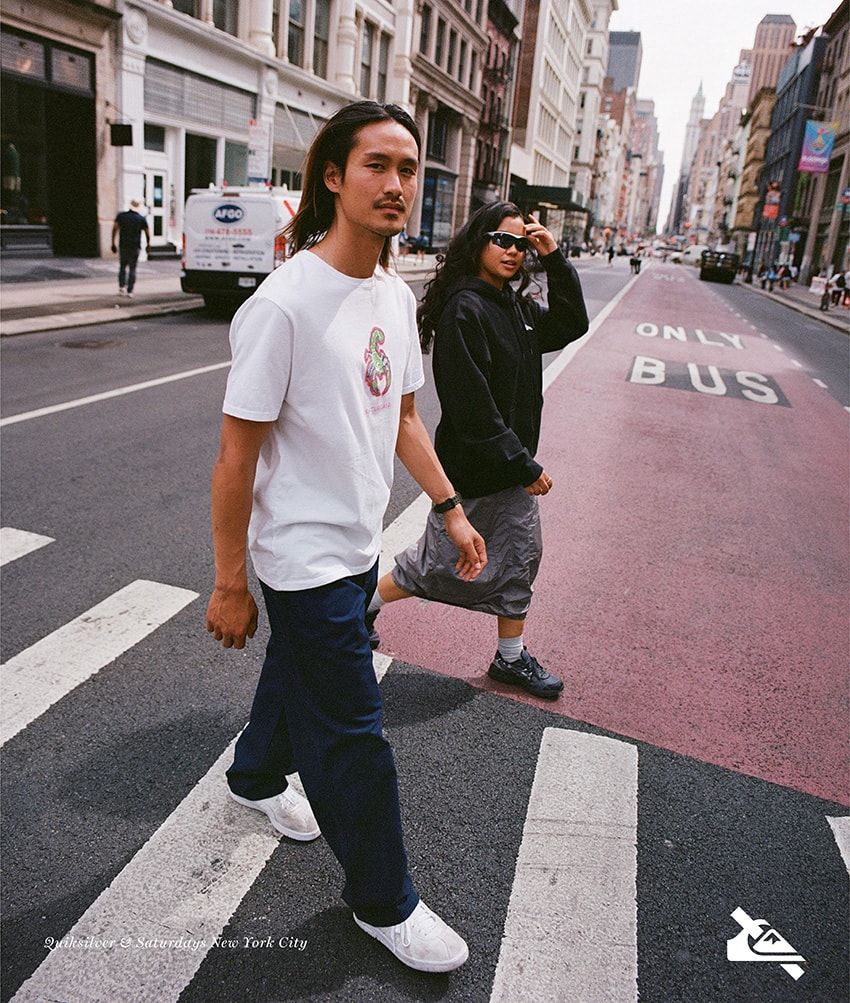 「サタデーズ」が「クイックシルバー」と初コラボ。海・山・街で楽しめるカプセルコレクション - 13枚目の画像