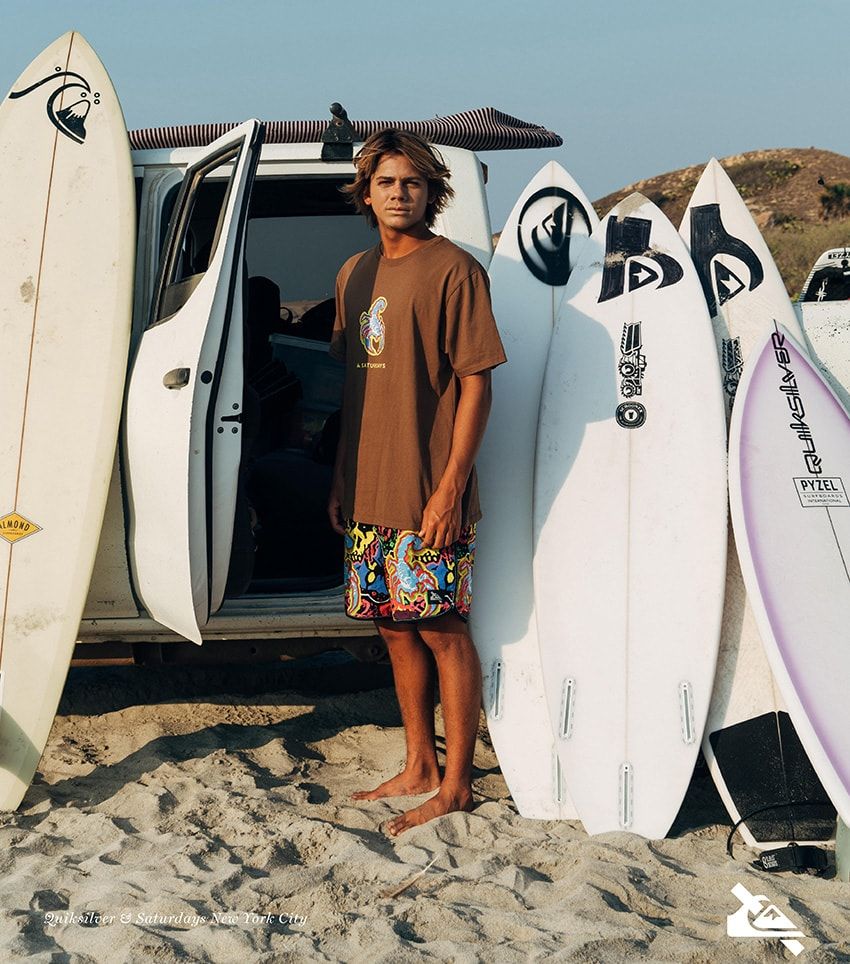 「サタデーズ」が「クイックシルバー」と初コラボ。海・山・街で楽しめるカプセルコレクション - 21枚目の画像