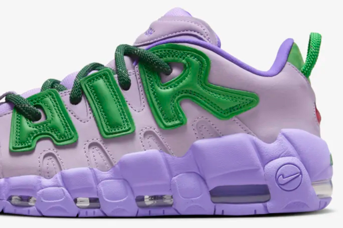 極美品★AMBUSH/アンブッシュ×ナイキ★モアテンロー★ライラック★紫緑★28 極美品☆AMBUSH/アンブッシュ×ナイキ☆モアテンロー☆ライラック☆紫緑
