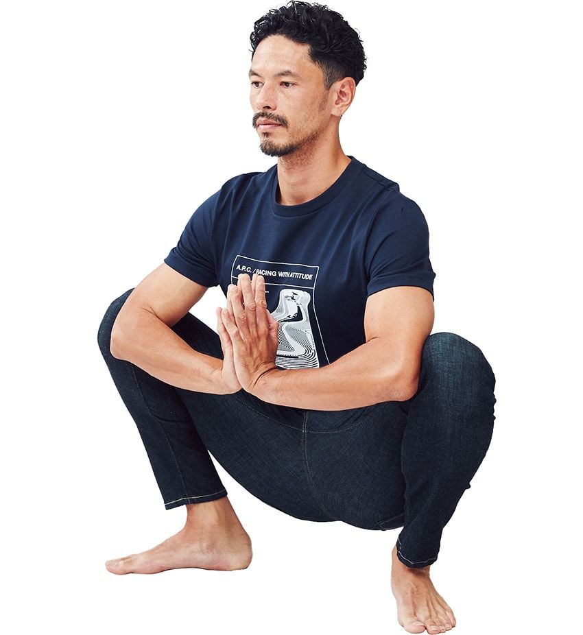 「デニム＝硬い時代は終わった説」普通見えイージーデニムの実力を“ヨガ”で検証！ - 5枚目の画像