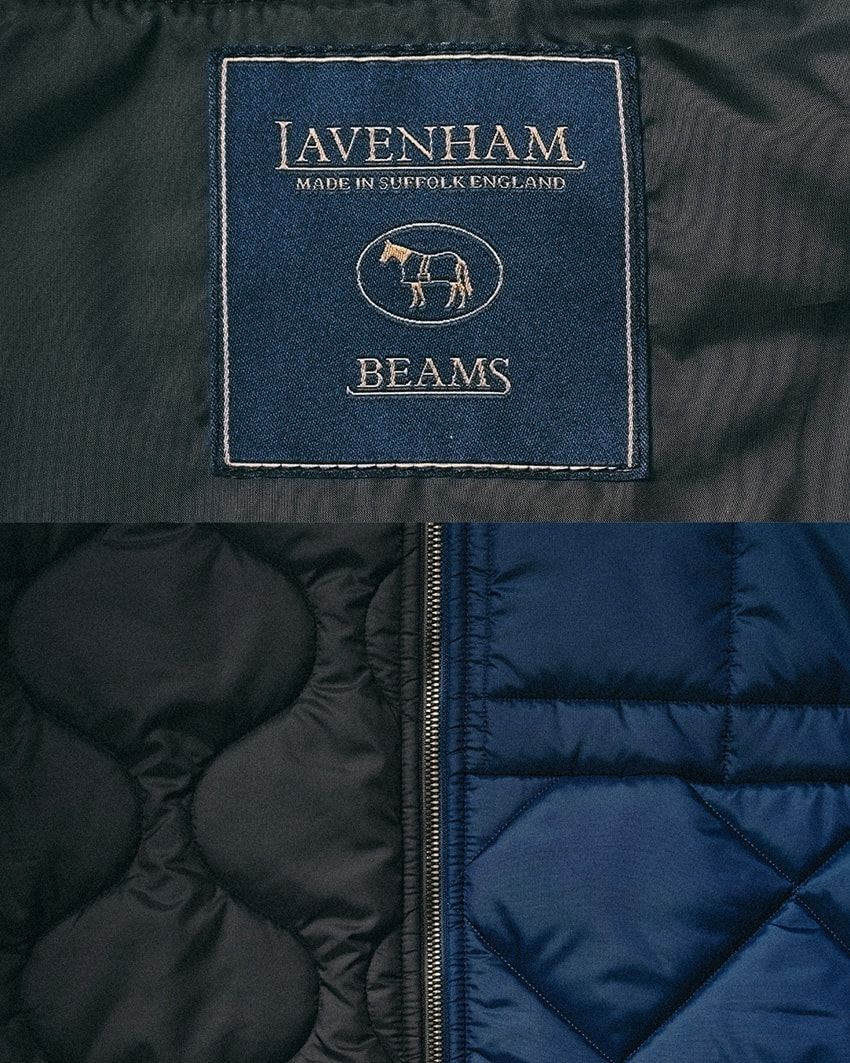 ビームス別注「ラベンハム」第3弾が登場。4種類のキルティングをクレイジーパターンで配置！ - 8枚目の画像