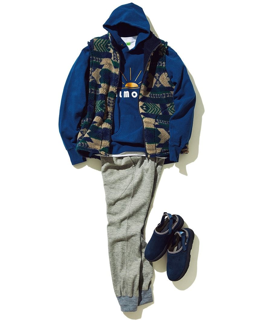 実例6スタイルで解説！“ブルーパーカ”があれば秋冬の重ね着だってうまくいく - 3枚目の画像