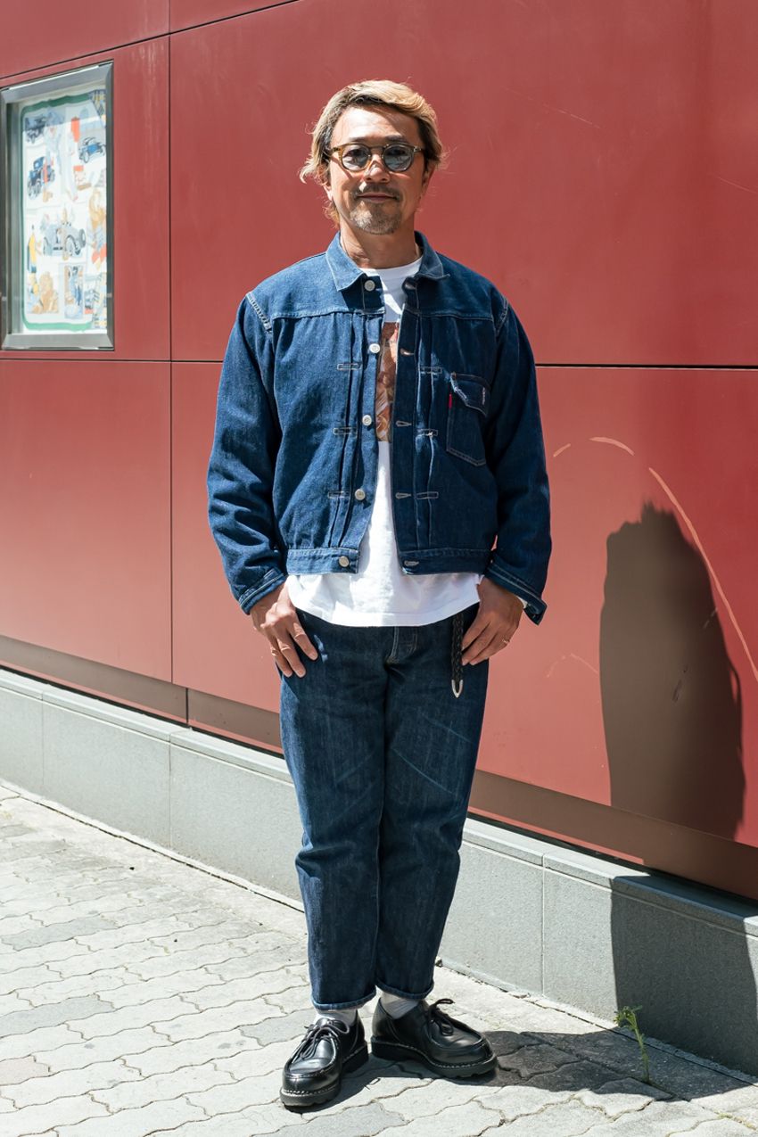 リーバイスのGジャンを愛する7人のスナップ。セットアップ風やワイドパンツ合わせetc.コーデ紹介 - 2枚目の画像