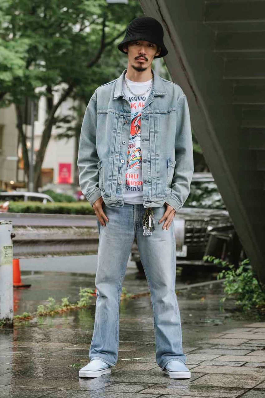 リーバイスのGジャンを愛する7人のスナップ。セットアップ風やワイドパンツ合わせetc.コーデ紹介 - 3枚目の画像