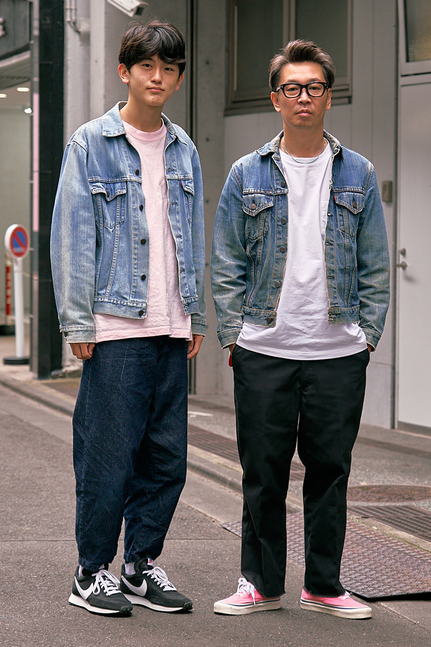 ク*バ様 Levi's デニム セットアップ Gジャン Levi's / vintage (ヴィンテージ リーバイス) 50s ハギ付き 革