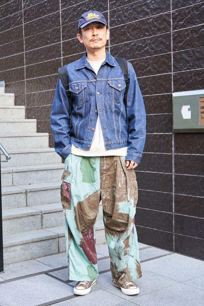 リーバイスのGジャンを愛する7人のスナップ。セットアップ風やワイドパンツ合わせetc.コーデ紹介 - 1枚目の画像