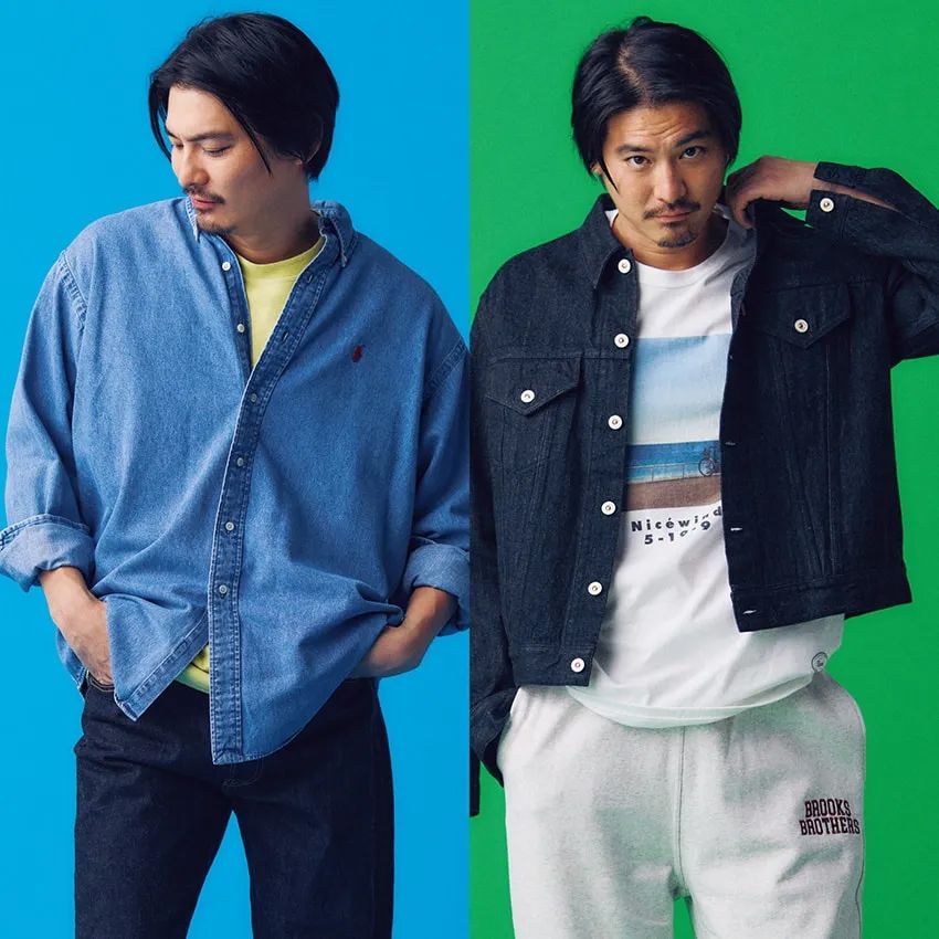 ブルックス、ジル サンダーetc. 水上剣星が装う、本誌掲載のデニムコーデと着こなしテクを公開！ - 1枚目の画像