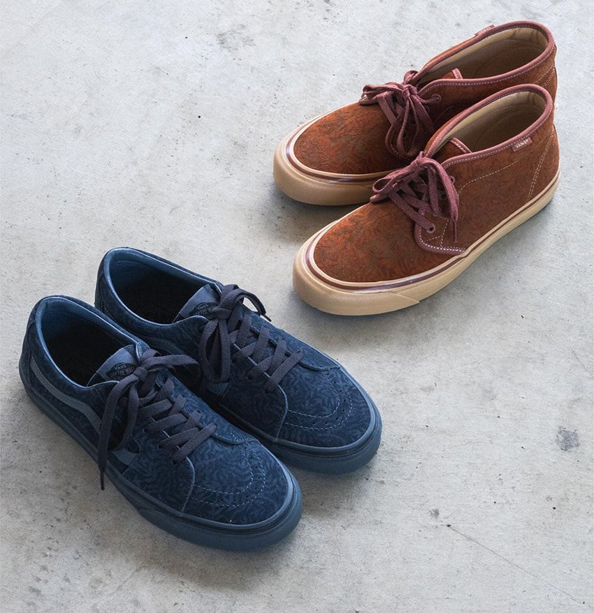 「ホワイトマウンテニアリング × ヴァンズ」第2弾！チャッカとSK8 LOWをヌバック素材で - 2枚目の画像
