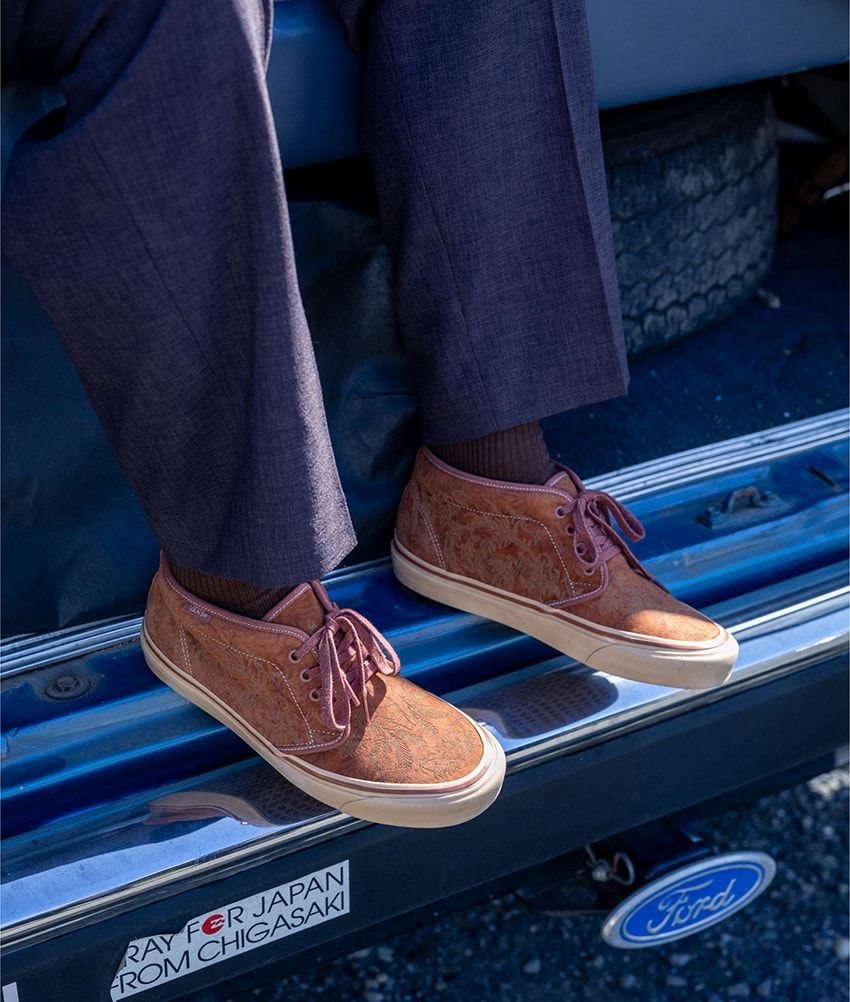 「ホワイトマウンテニアリング × ヴァンズ」第2弾！チャッカとSK8 LOWをヌバック素材で - 6枚目の画像