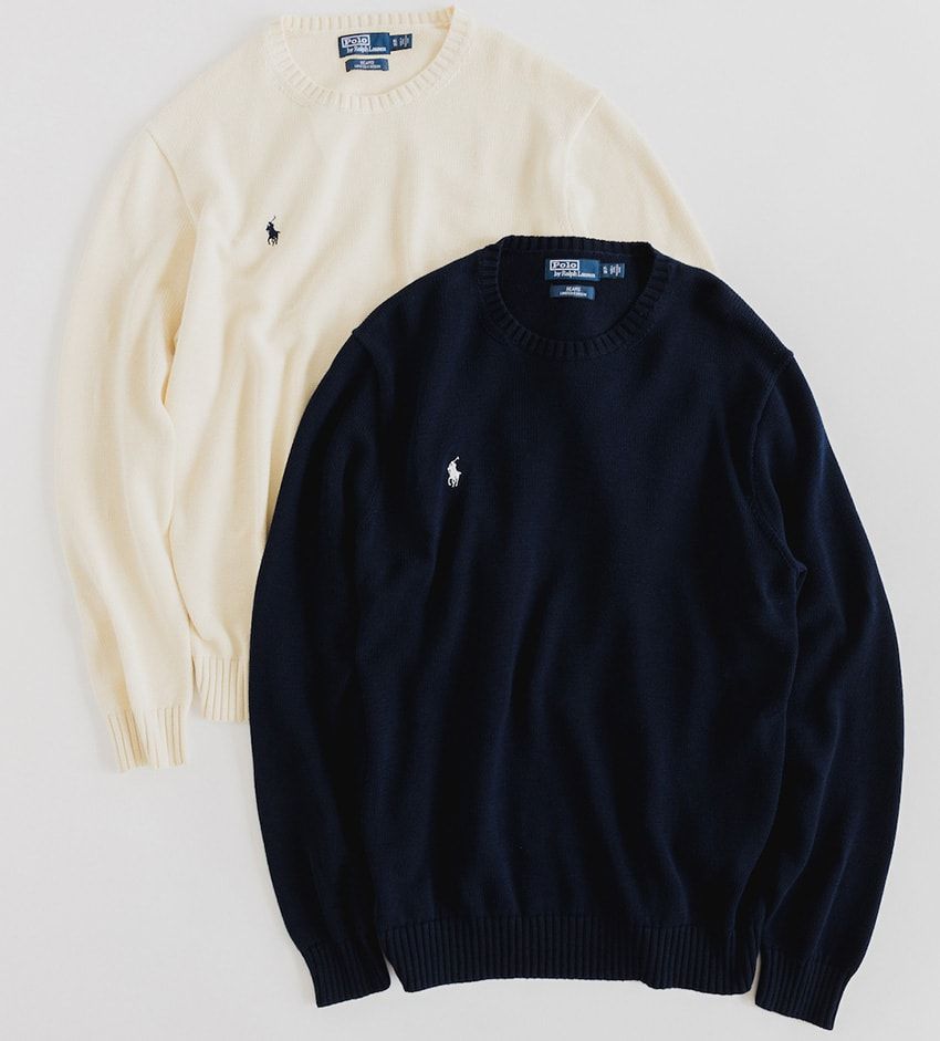 テーマは高校生。でも大人が着たい「ビームス」別注のポロ  ラルフ ローレン。 わかる人にはわかるニットコレクション - 2枚目の画像