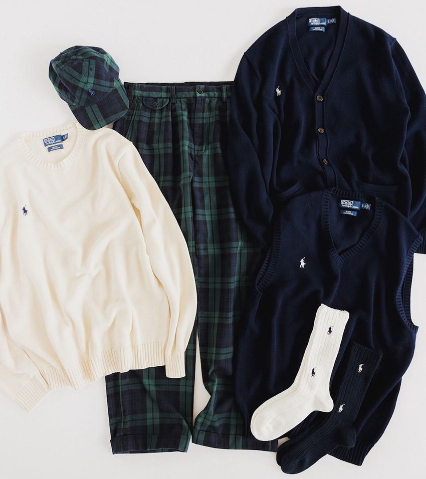 テーマは高校生。でも大人が着たい「ビームス」別注のポロ  ラルフ ローレン。 わかる人にはわかるニットコレクション - 14枚目の画像