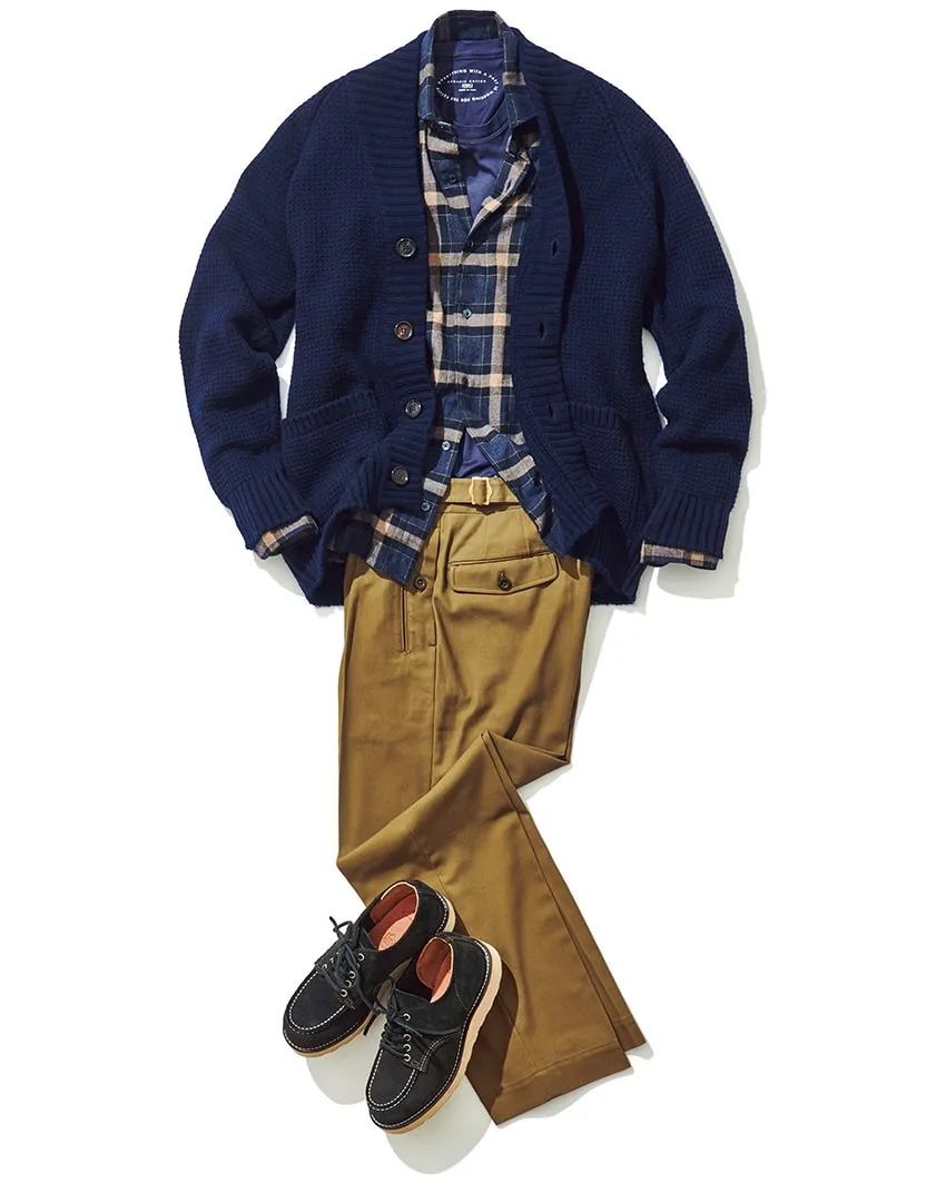 季節の変わり目の大人っぽい着こなし総まとめ。カーディガンやシャツを取り入れるときは「青」に注目を！ - 10枚目の画像