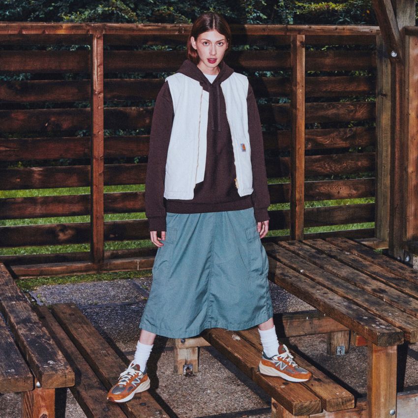 【明日】カーハート×ニューバランス再び！素材と色味の妙でワークとミリタリーを表現 - 9枚目の画像