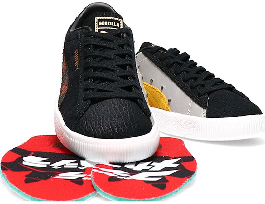 ゴジラの裏話題作、相手はプーマ。人気スニーカー「スウェード」の3者コラボがアトモスから - 19枚目の画像