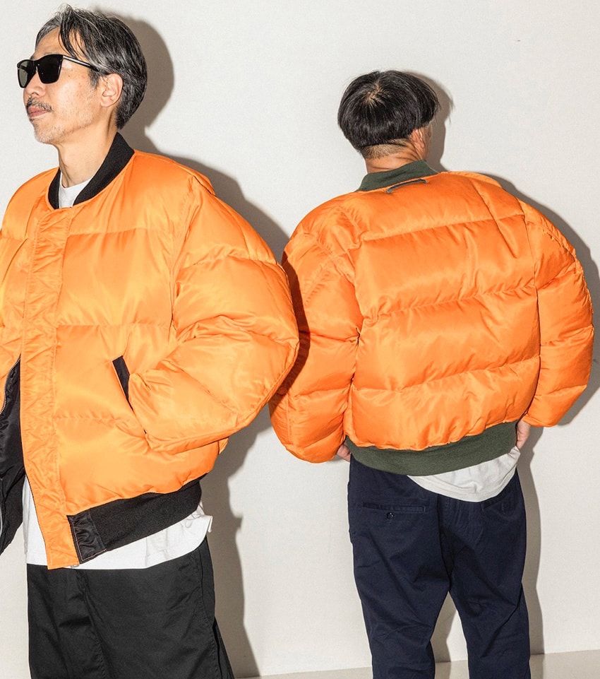 「SSZ」がバズリクソンズに別注したMA-1はたっぷりダウンを封入！ カラーリングもポイント - 5枚目の画像