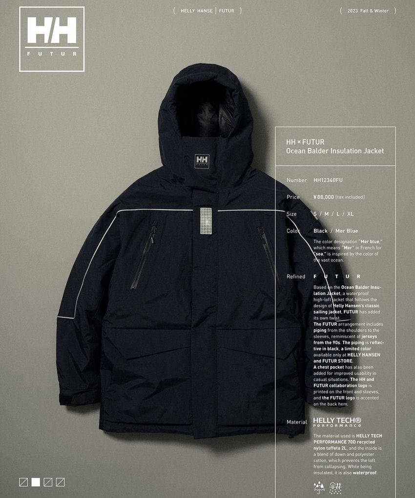「ヘリーハンセン×フューチャー」ストリート的感性を融合したセーリングジャケットが2型登場！ - 7枚目の画像