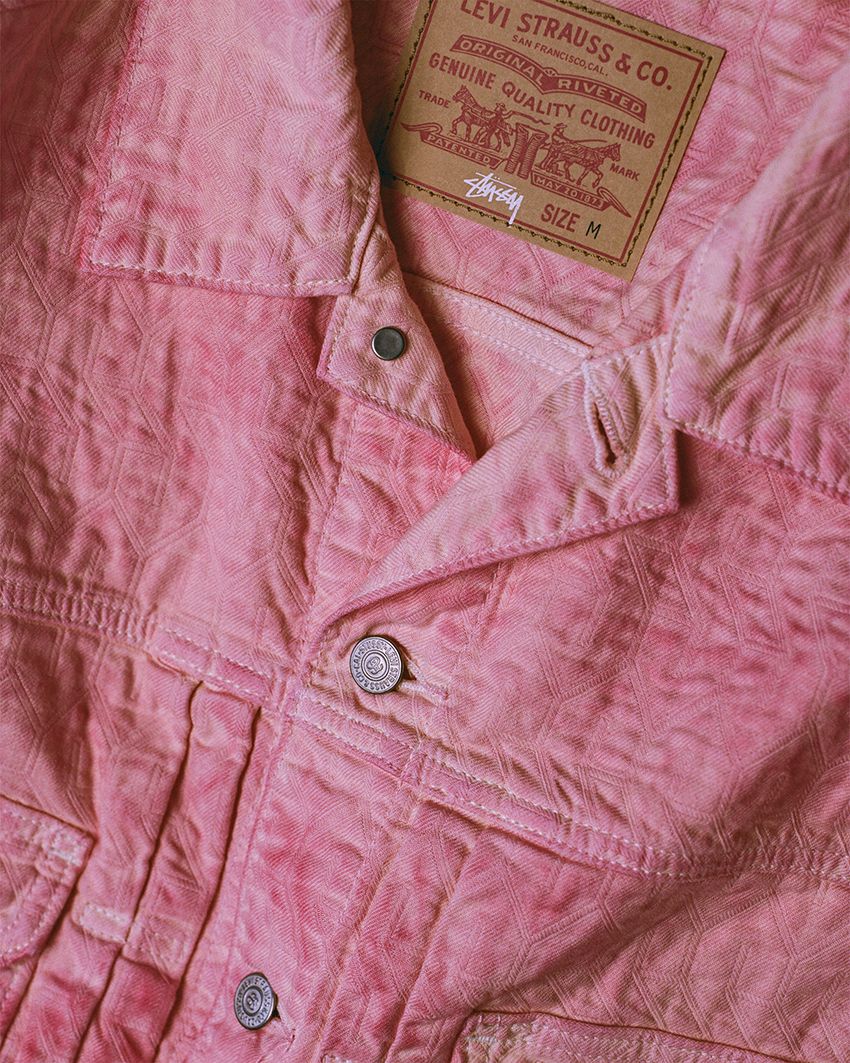 「ステューシー×リーバイス」コラボ第2弾！ セットアップで楽しめるヴィンテージ風デニムを3色展開 - 6枚目の画像