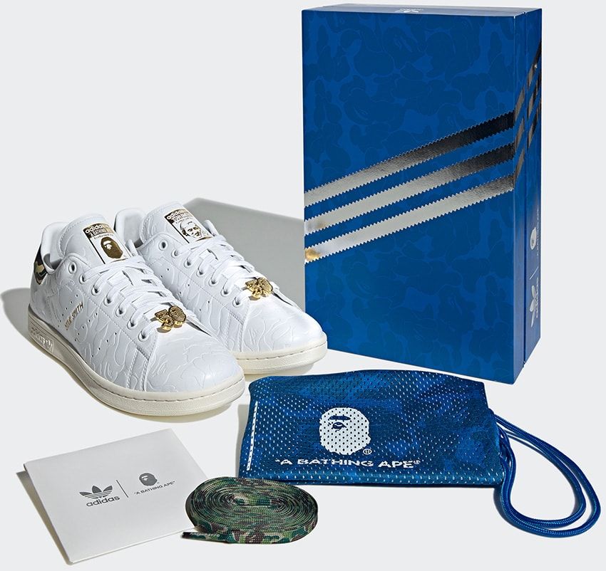 BAPE仕様の「スタンスミス」登場。アディダス オリジナルスとの歴史の集大成的スニーカー - 4枚目の画像
