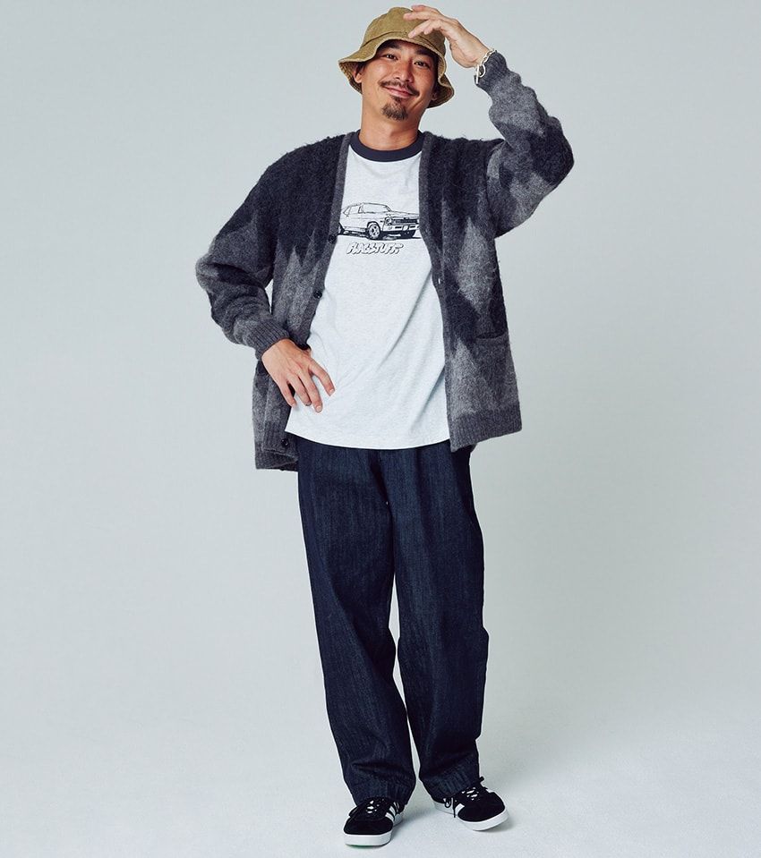 濃紺デニムを3つのスタイル別でアプデ術。ストリート、きれいめ、アメカジ、お好みは？ - 5枚目の画像