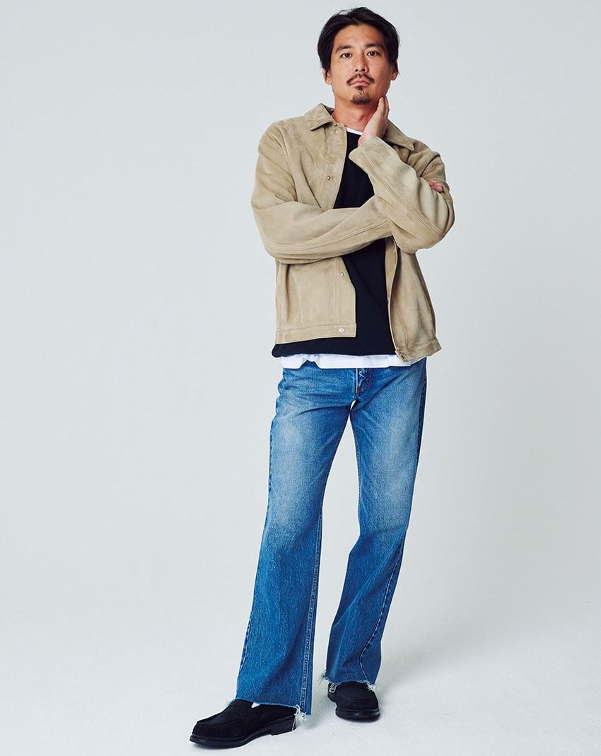 くすみカラー攻略には色落ちデニムが欠かせない。キレイめ＆カジュアルの両軸コーデで検証！ - 3枚目の画像