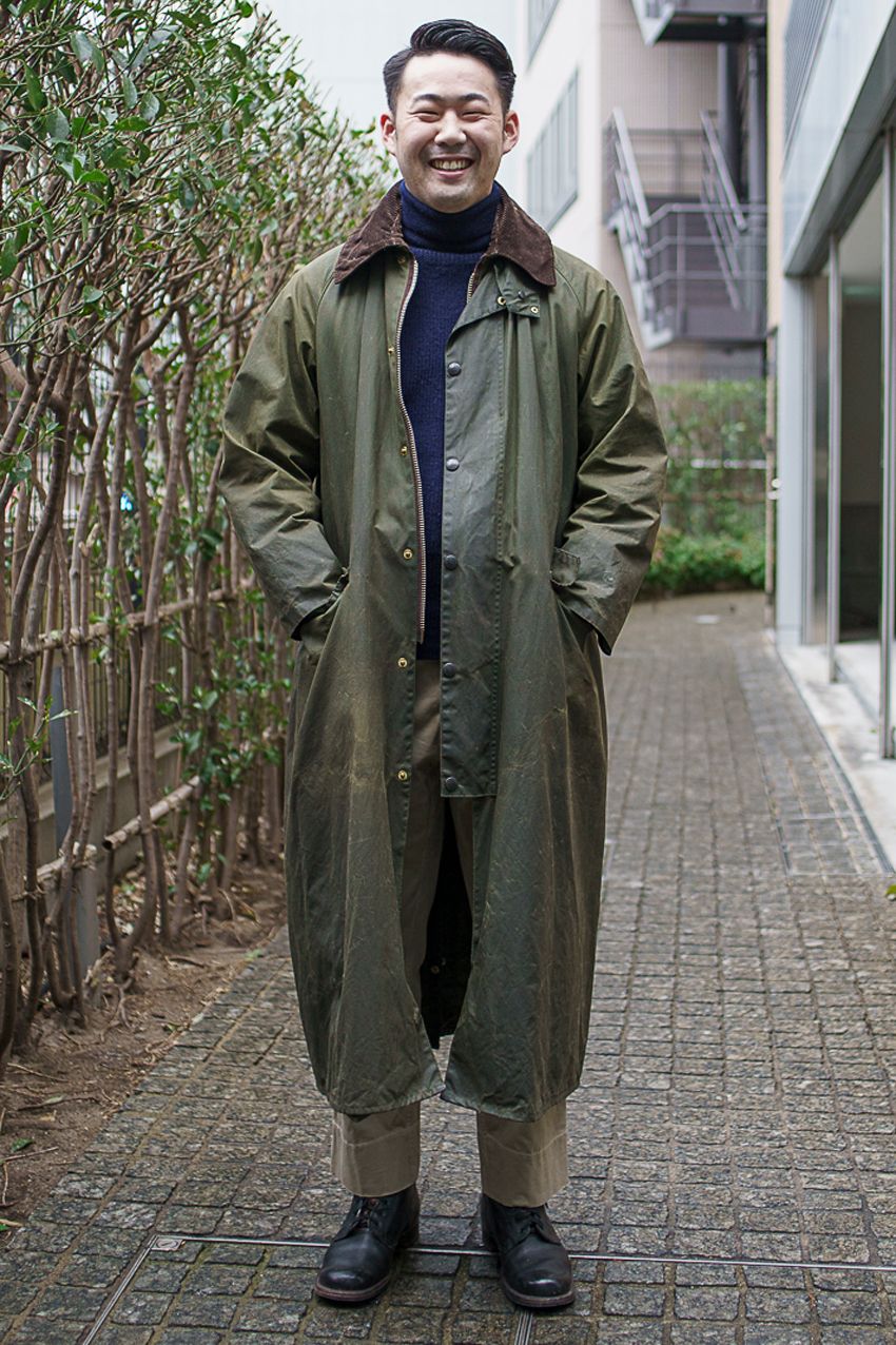 「バブアー」が似合う7名のスナップ。20代、30代、40代のアウター着こなし術を紹介 - 1枚目の画像