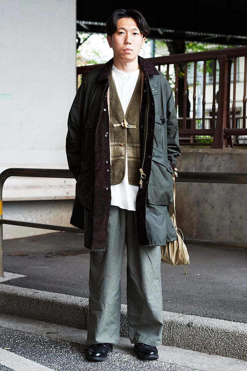 「バブアー」が似合う7名のスナップ。20代、30代、40代のアウター着こなし術を紹介 - 2枚目の画像