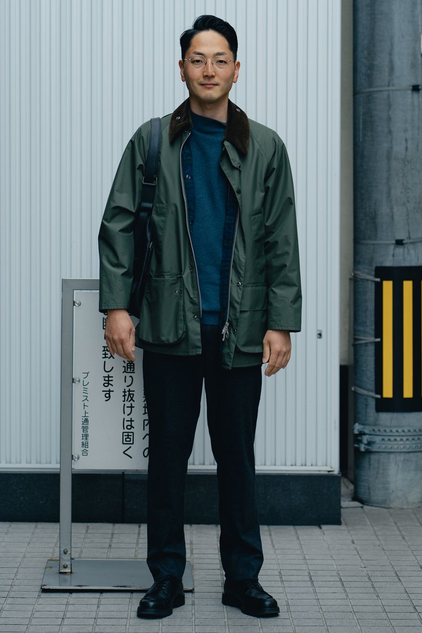 「バブアー」が似合う7名のスナップ。20代、30代、40代のアウター着こなし術を紹介 - 4枚目の画像