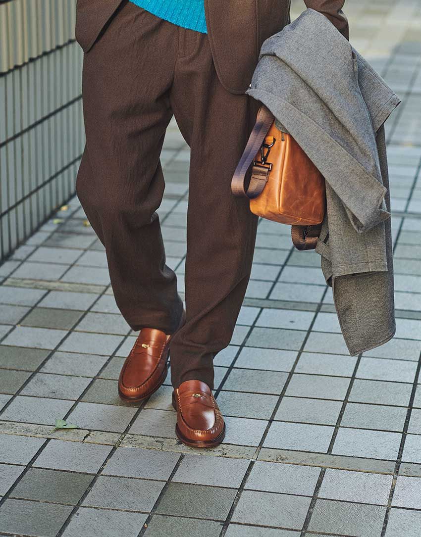 スナップで立証！「コール ハーン」新作シューズが、“着流しスーツ”に好相性なワケ - 10枚目の画像