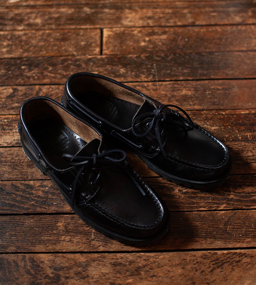 大人の足元に「パラブーツ×ブルーブルー」のデッキシューズ。名門ホーウィン社製レザーを採用 - 8枚目の画像