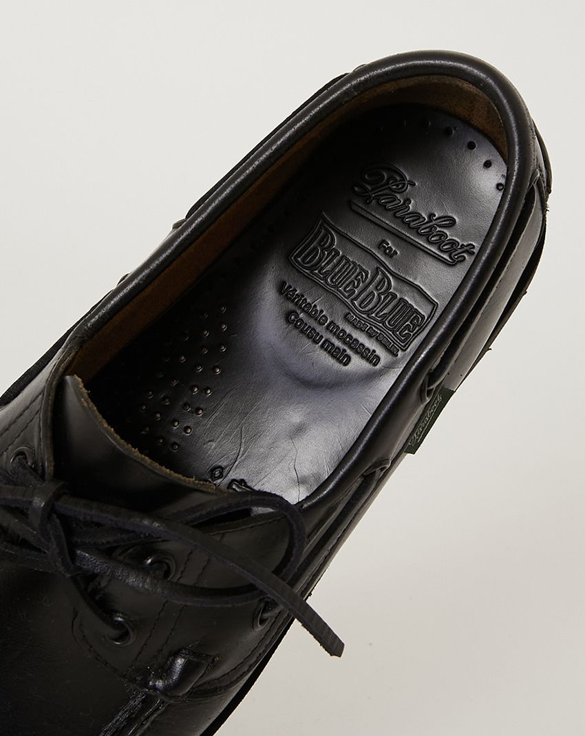 大人の足元に「パラブーツ×ブルーブルー」のデッキシューズ。名門ホーウィン社製レザーを採用 - 4枚目の画像