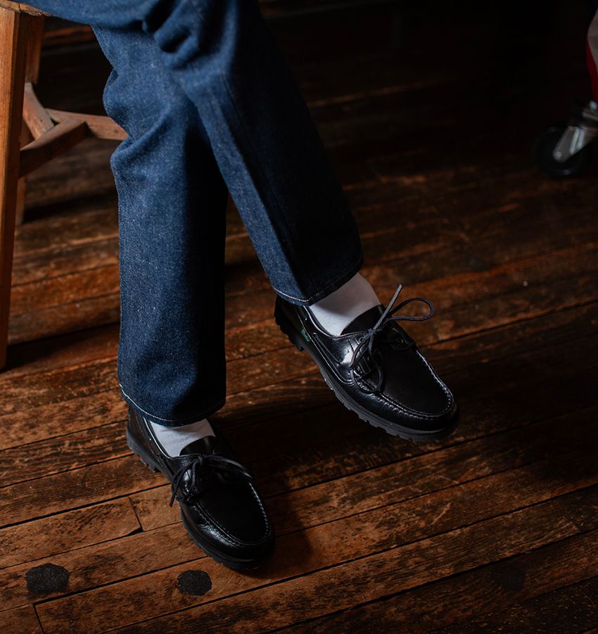 大人の足元に「パラブーツ×ブルーブルー」のデッキシューズ。名門ホーウィン社製レザーを採用 - 6枚目の画像