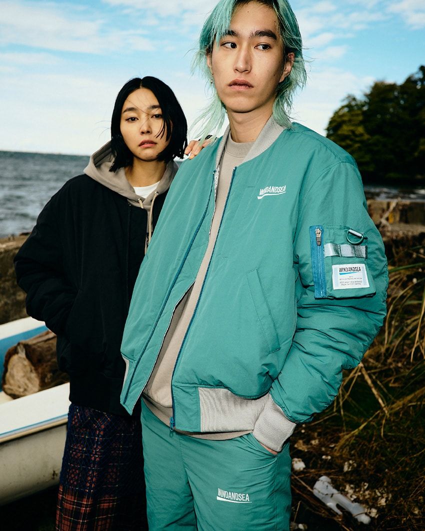 「ウィンダンシー」の“海を守る”新作アパレル。サステナ素材のMA-1など全14型が予約販売中 - 1枚目の画像