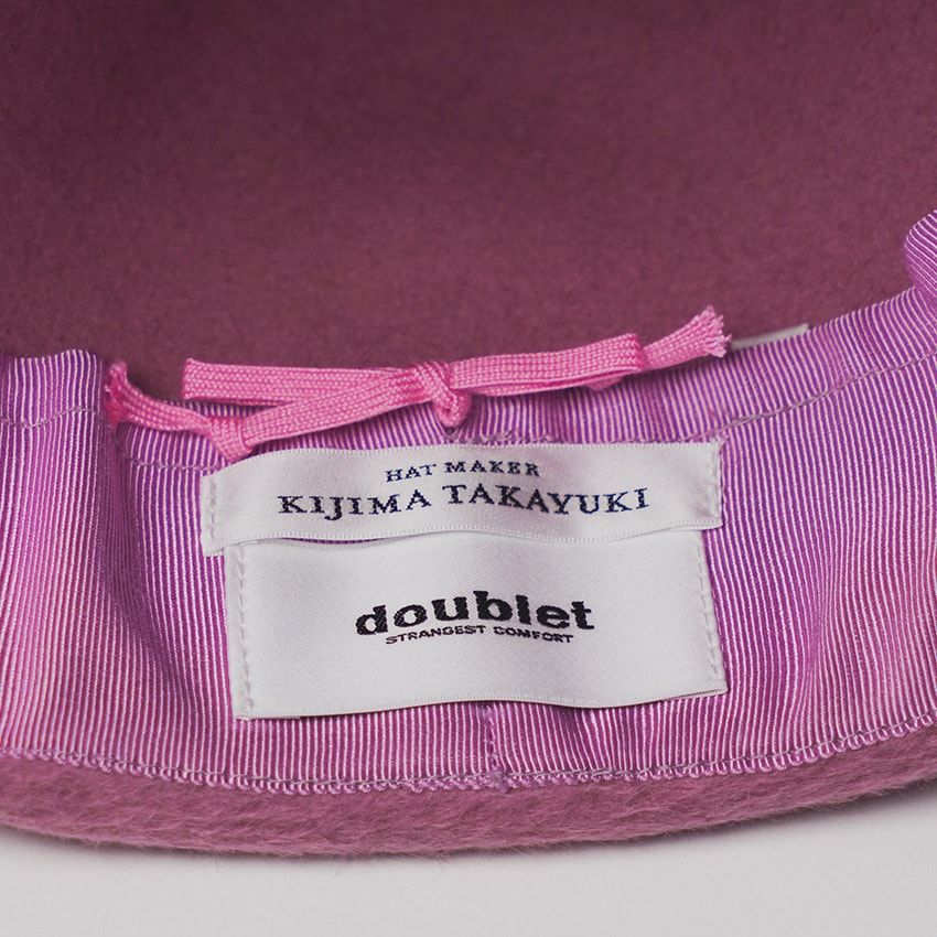 「ダブレット」の遊び心を「キジマタカユキ」が形にした、ニット帽みたいなフェルトハット - 18枚目の画像